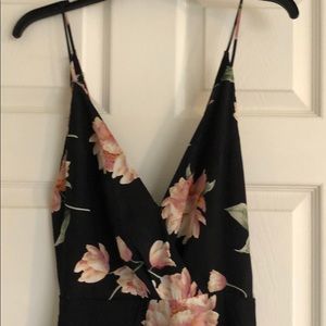 Nordstrom Side-Slit Spaghetti Strap Dress